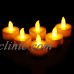24/48 pcs Flameless LED Tea Lights Candles w/ Battery-powered Warm Yellow Light   202054139225